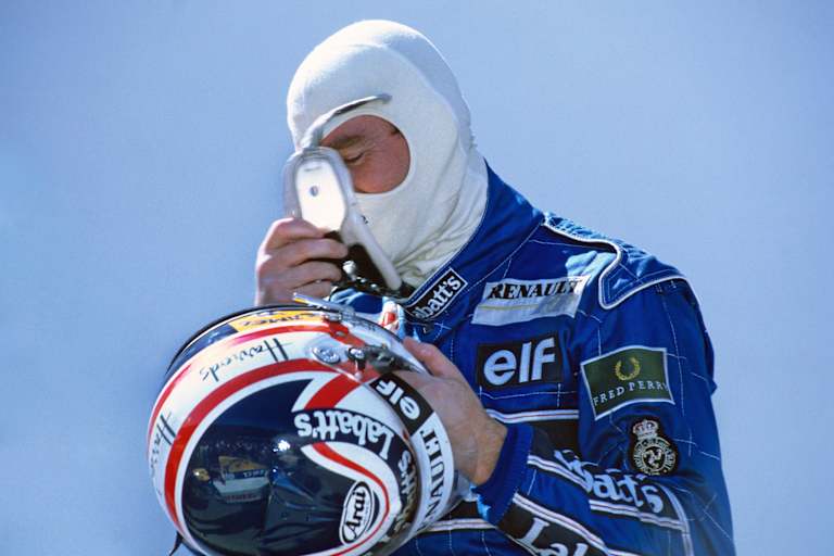 Nigel Mansell 1992: Helm ab bei Williams