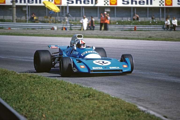 Chris Amon mit dem Matra in Monza 1971