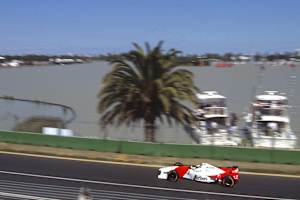 Mika Häkkinen 1996 in Melbourne