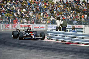 Kevin Cogan 1981 mit seinem Tyrrell in Long Beach