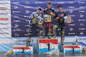 Roden: Sieger Jake Mulford (Mitte) Tino Bouin (l.) und Max Perry (r.)