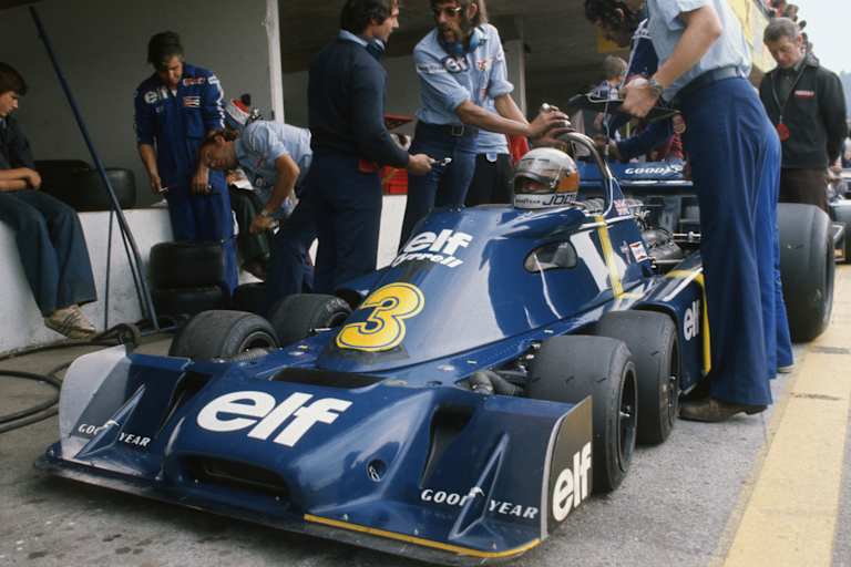 Jody Scheckter im Sechsrad-Tyrrell