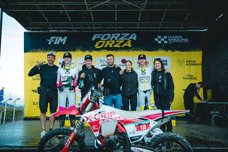 Das X-GRIP-Team mit den Brightmore-Brüdern