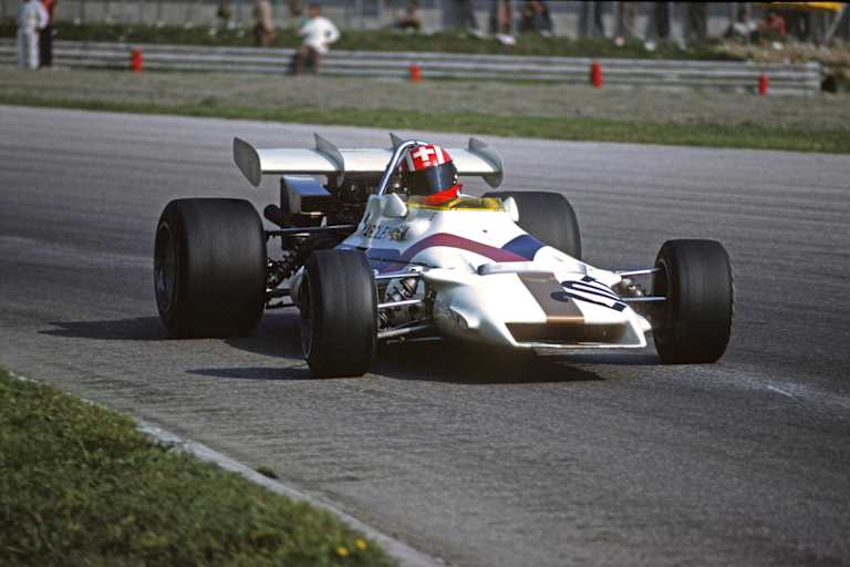 Siffert 1971 mit seinem BRM beim Italien-GP in Monza