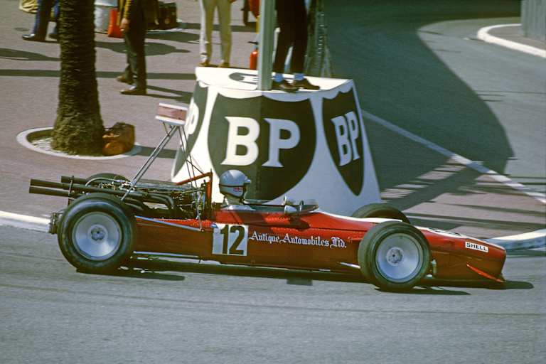 Vic Elford mit seinem Cooper-Maserati in Monaco 1969