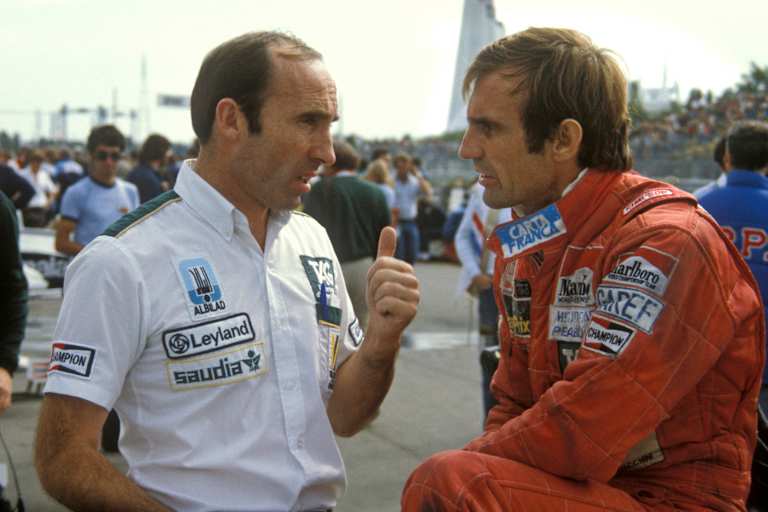 Frank Williams 1981 mit Carlos Reutemann