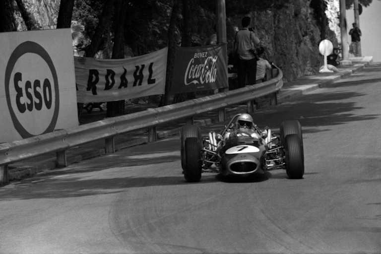 1966 in Monaco: Brabham im Brabham 