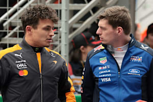 Lando Norris und Max Verstappen