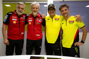 Mauro Grassilli, Gigi Dall'Igna, Alessio Salucci und Pablo Nieto (v.l.)