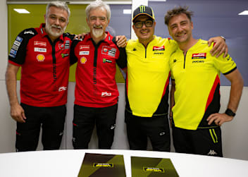Mauro Grassilli, Gigi Dall'Igna, Alessio Salucci und Pablo Nieto (v.l.)