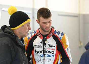 Patrick Werkstetter (re.) mit seinem Mentor und Teamchef Sepp Sattler