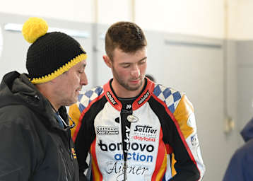 Patrick Werkstetter (re.) mit seinem Mentor und Teamchef Sepp Sattler