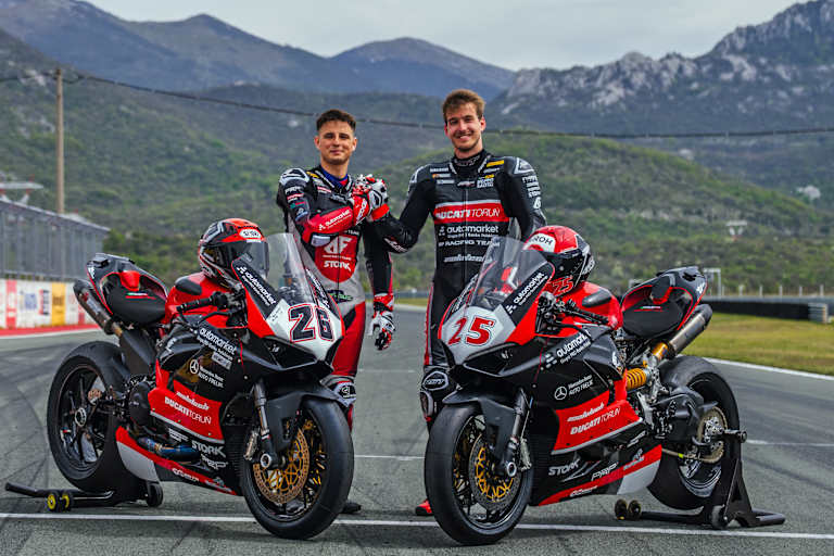 Marcel Brenner (re.) mit Daniel Blin