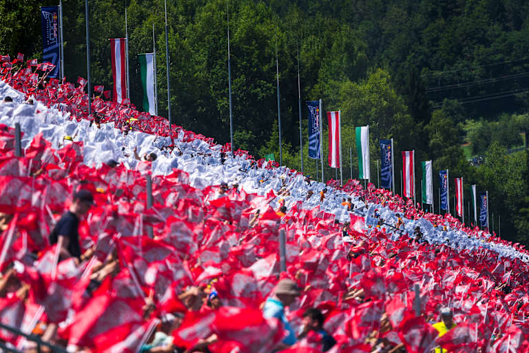 Österreichische Farben beim Österreich-GP 2025