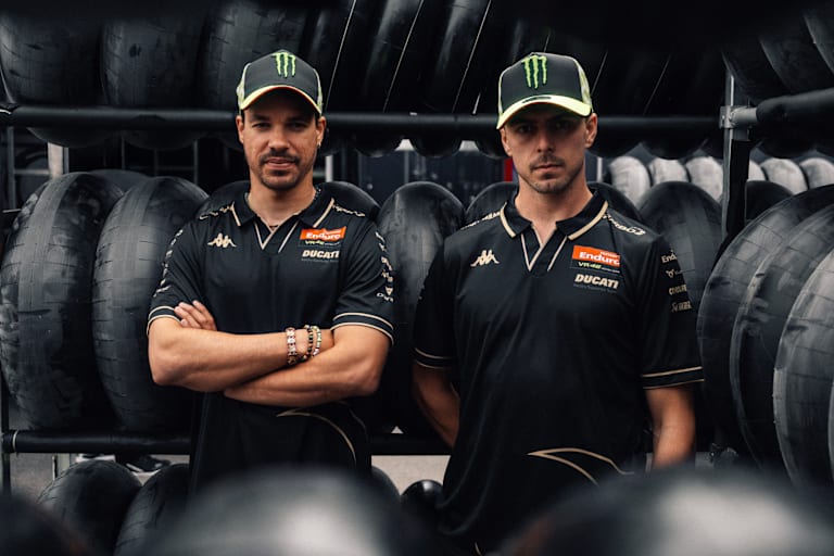 Die VR46-Piloten Franco Morbidelli und Fabio Di Giannantonio