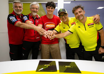Mauro Grassilli, Gigi Dall'Igna, Aldeguer, Alessio Salucci und Pablo Nieto