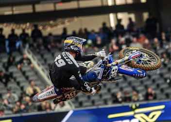 Valentin Guillod absolvierte in Arlington sein erstes US-Supercross-Rennen