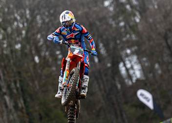 Simon Längenfelder gewann den ersten Lauf in Frauenfeld