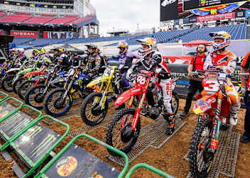 In Cleveland wird der 14. Lauf der US-Supercrossmeisterschaften ausgetragen