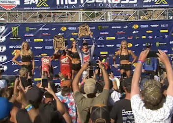 Das 450er-Podium in Hangtown