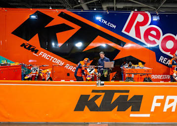 Das Red Bull KTM-Werksteam in Seattle