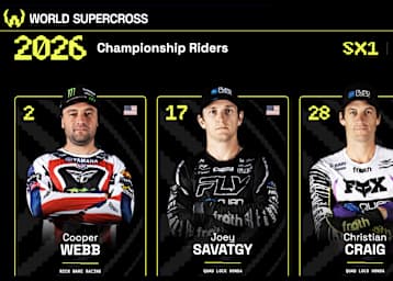 In der FIM-Supercross-WM starten in diesem Jahr einige starke Amerikaner