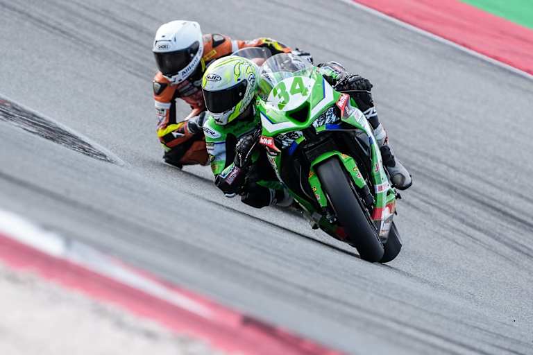 Xavi Artigas fuhr beim Sportbike-Test in Portimao Bestzeit