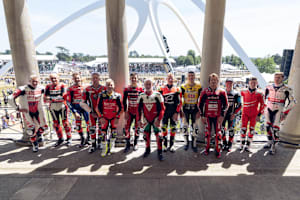 Die Superbike-Asse mit zahlreichen Ducati-Legenden