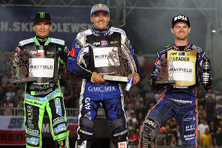 Die Top-3 (v.l.): Dudek Lambert und Kurtz