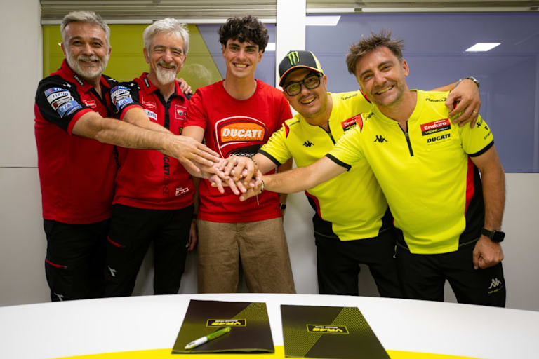 Mauro Grassilli, Gigi Dall'Igna, Aldeguer, Alessio Salucci und Pablo Nieto