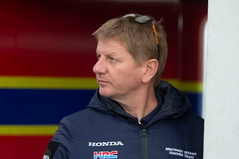 Honda-Techniker Chris Pike