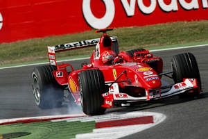 Michael Schumacher 2004 im Ferrari