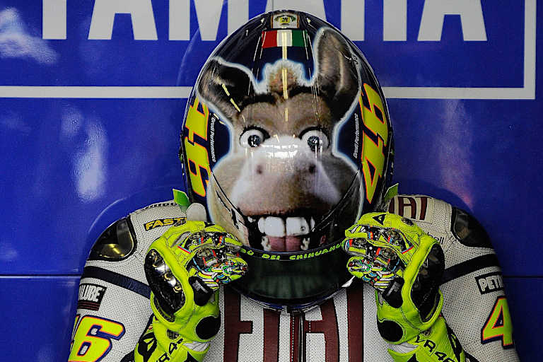 Der «Donkey»-Helm von Valentino Rossi