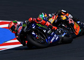 Fabio Quartararo konnte Brad Binder hinter sich lassen