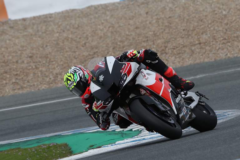 Axel Bassani beim Jerez-Test