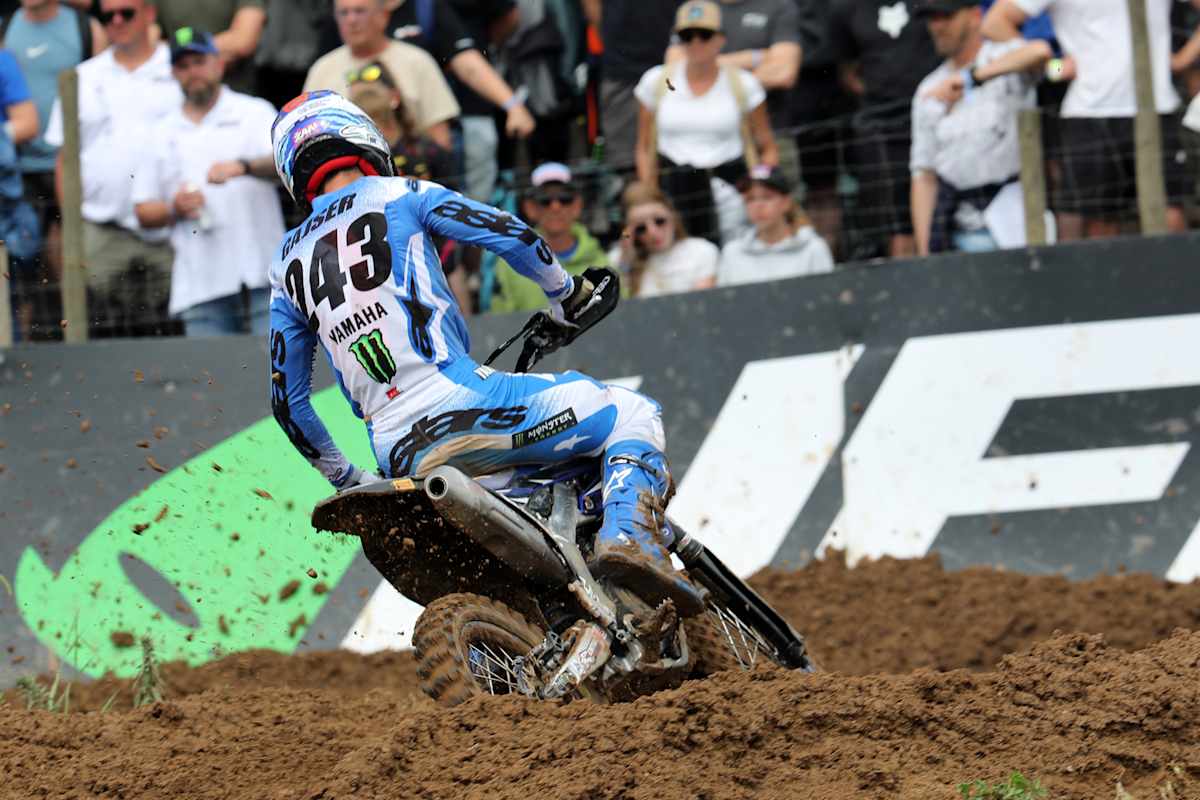 Tim Gajser startete angeschlagen und hatte Pech