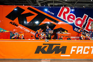 Das Red Bull KTM-Werksteam in Seattle