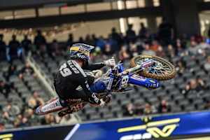 Valentin Guillod absolvierte in Arlington sein erstes US-Supercross-Rennen