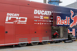 Das Ducati Corse Werksteam ist eingetroffen