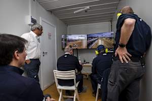 Der neue Kamera-Überwachungsraum