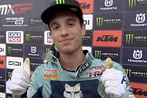 Tom Vialle gewann den ersten Lauf der Klasse MXGP in Frauenfeld