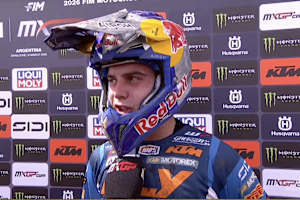 Sacha Coenen gewann das MX2 Qualifikationsrennen in Argentinien