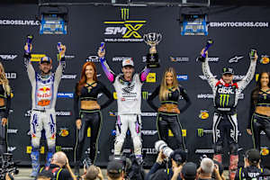 Hunter Lawrence gewann in Indianapolis vor Eli Tomac und Cooper Webb