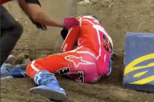 Eli Tomac stürzte in Cleveland