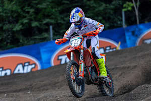 Sacha Coenen gewann den ersten MX2-Lauf im Trentino