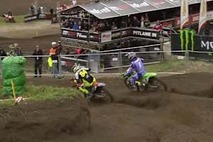 Jeffrey Herlings geht an Romain Febvre vorbei in Führung