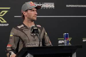 Ken Roczen während der Pressekonferenz in Philadelphia