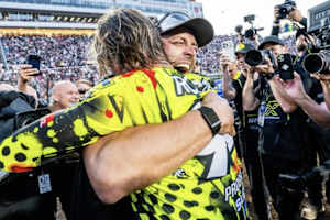 Kens Jugendfreund Tim Koch reiste zum Saisonfinale nach Salt Lake City