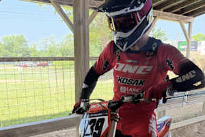 Roan van de Moosdijk startete in RedBud