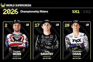 In der FIM Supercross-WM starten in diesem Jahr einige starke Amerikaner